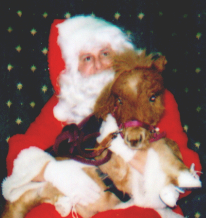 Cuddles and Santa